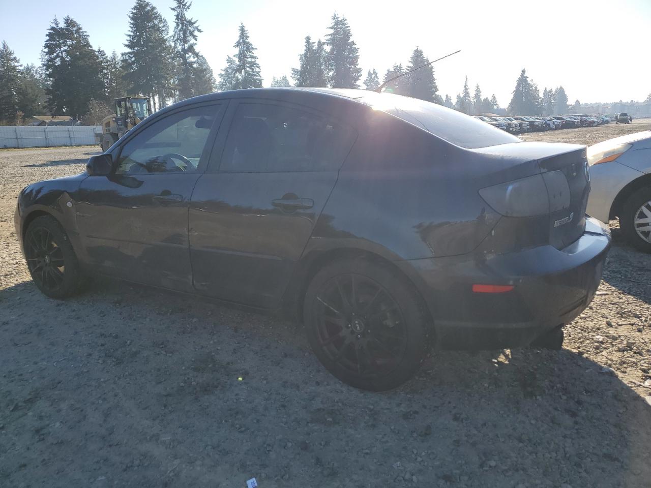 2007 Mazda 3 VIN JM1BK12F371774368 Copart auction photo, side damage thumbnail 2