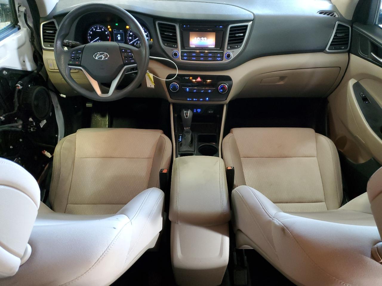2017 Hyundai Tucson VIN KM8J23A43HU309740 Copart auction photo, front end / side damage thumbnail 8