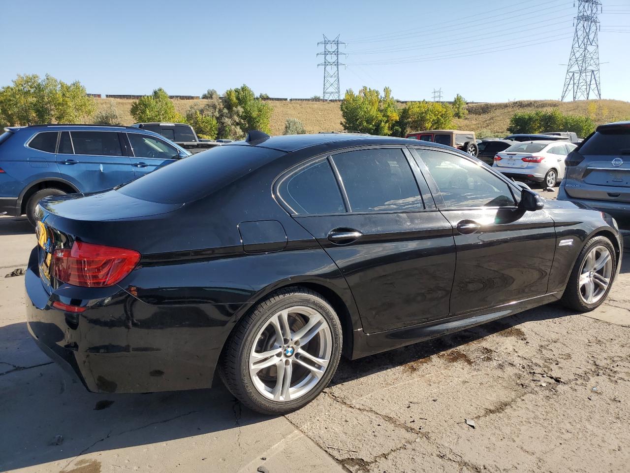 2015 BMW 5er VIN WBA5A7C59FD622453 Copart auction photo, hail damage thumbnail 3