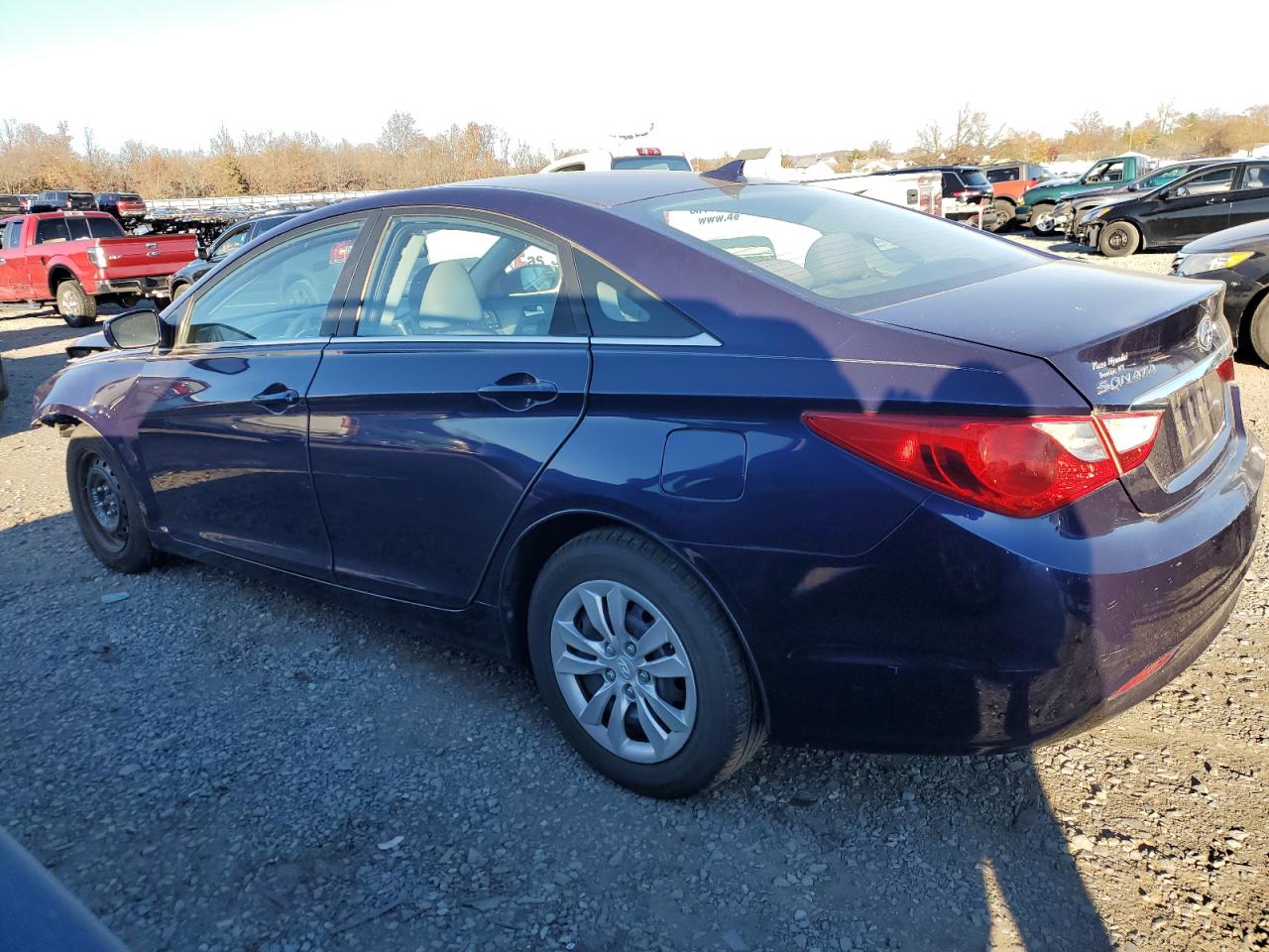 2012 Hyundai Sonata VIN 5NPEB4AC3CH465928 Copart auction photo, all over damage thumbnail 2