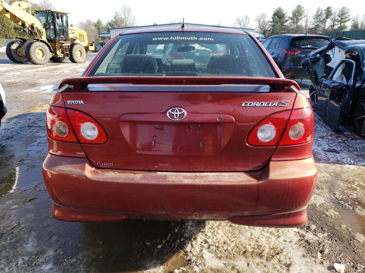 2005 Toyota Corolla VIN 2T1BR32E55C445470 Copart auction photo, front end / mechanical damage thumbnail 6