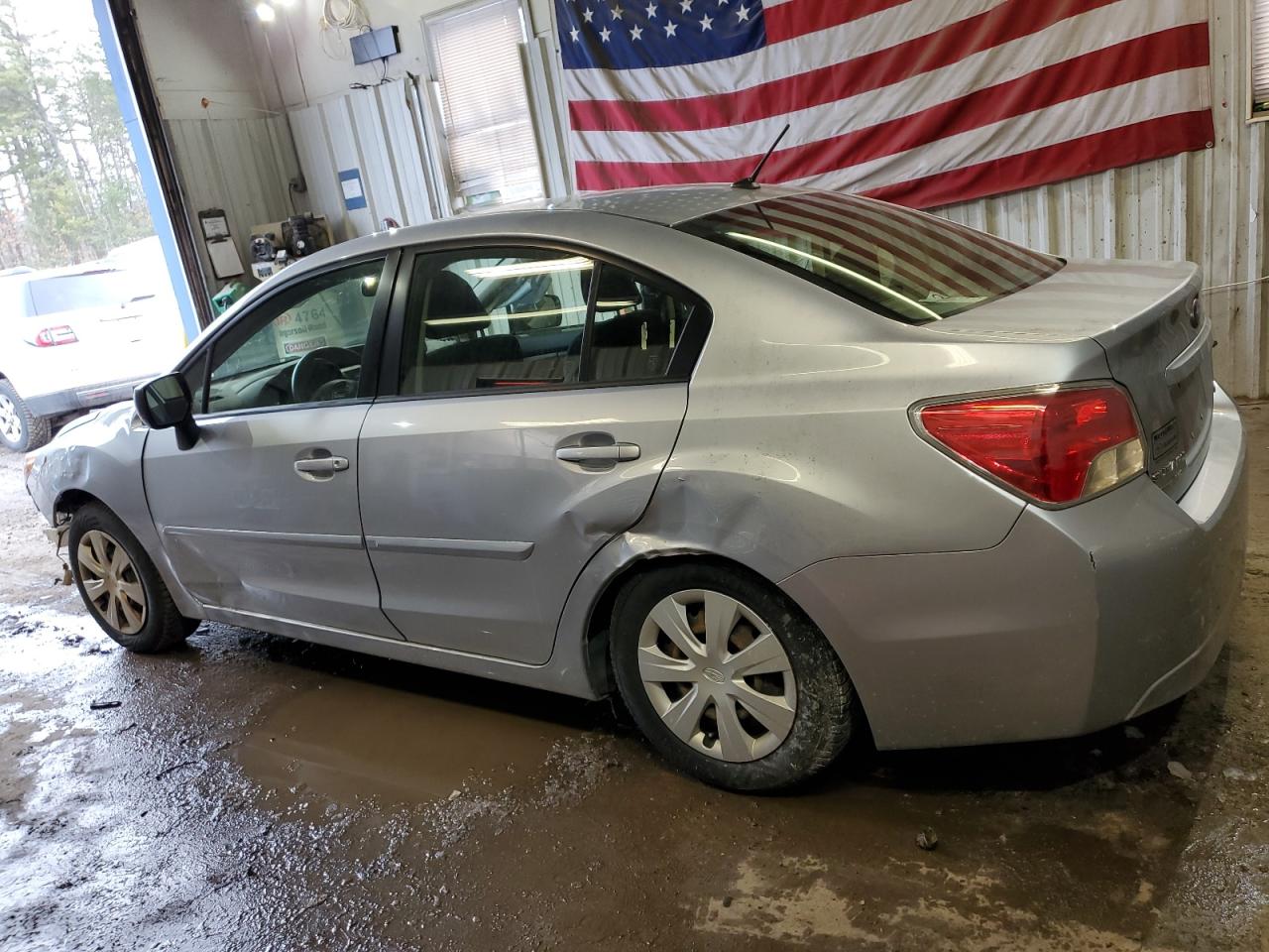 2014 Subaru Impreza VIN JF1GJAA68EH007829 Copart auction photo, front end / side damage thumbnail 2