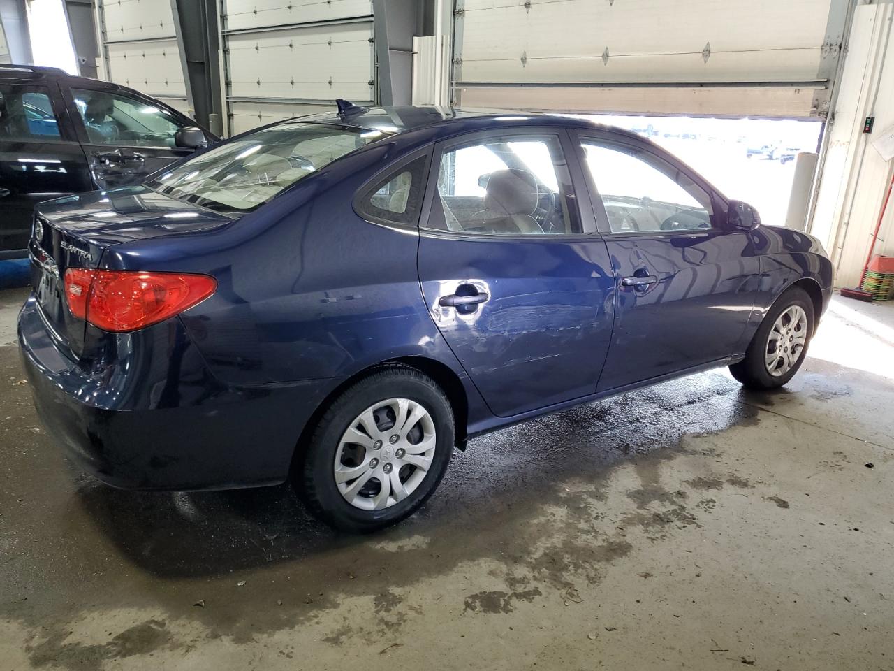 2010 Hyundai Elantra VIN KMHDU4AD5AU135110 Copart auction photo, side damage thumbnail 3