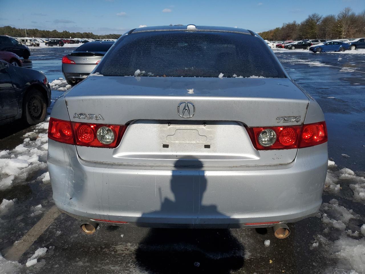 2006 Acura TSX VIN JH4CL96926C040391 Copart auction photo, rear end / minor dent/scratches damage thumbnail 6