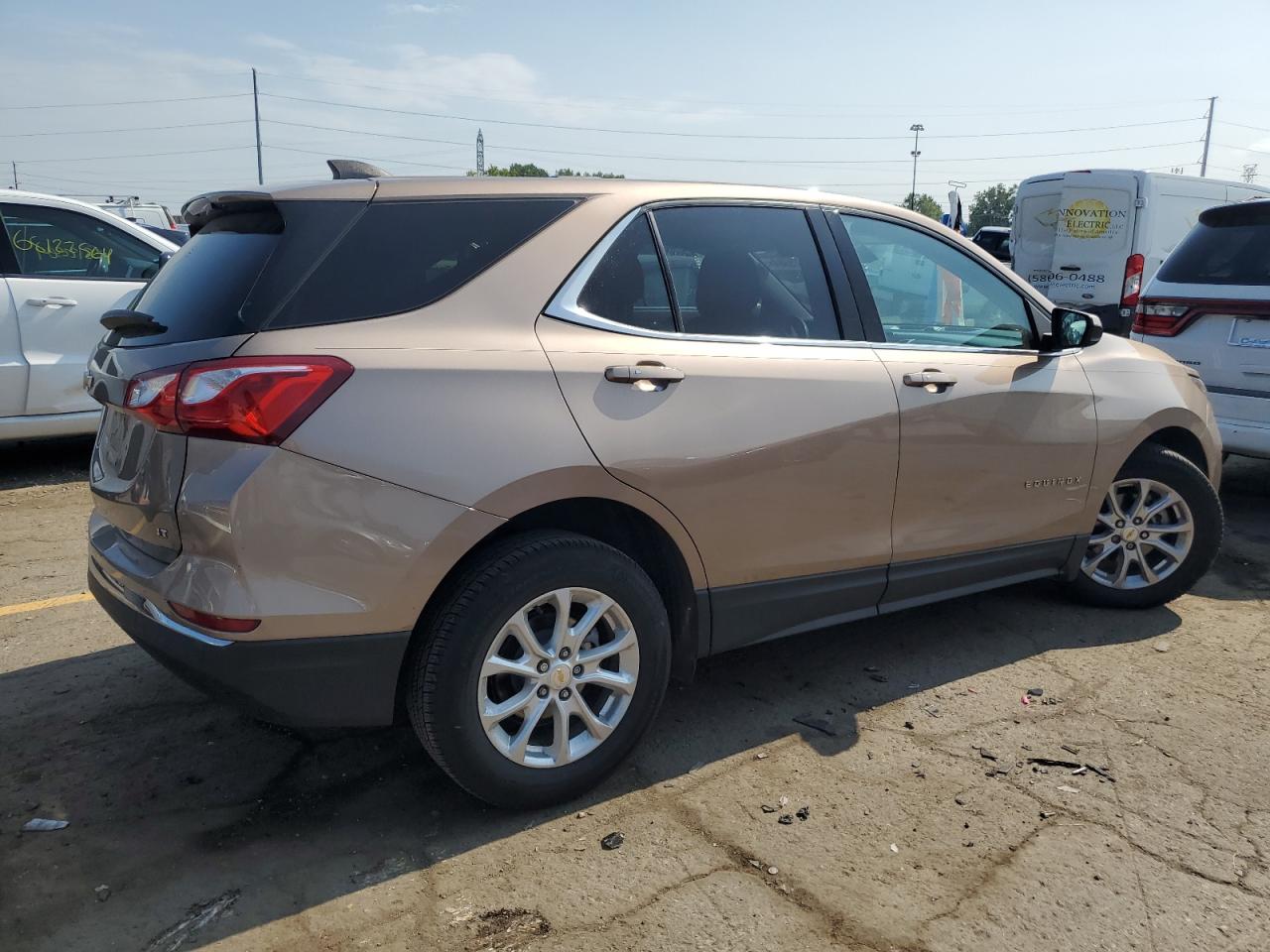 2018 Chevrolet Equinox VIN 2GNAXJEV2J6223702 Copart auction photo, front end damage thumbnail 3