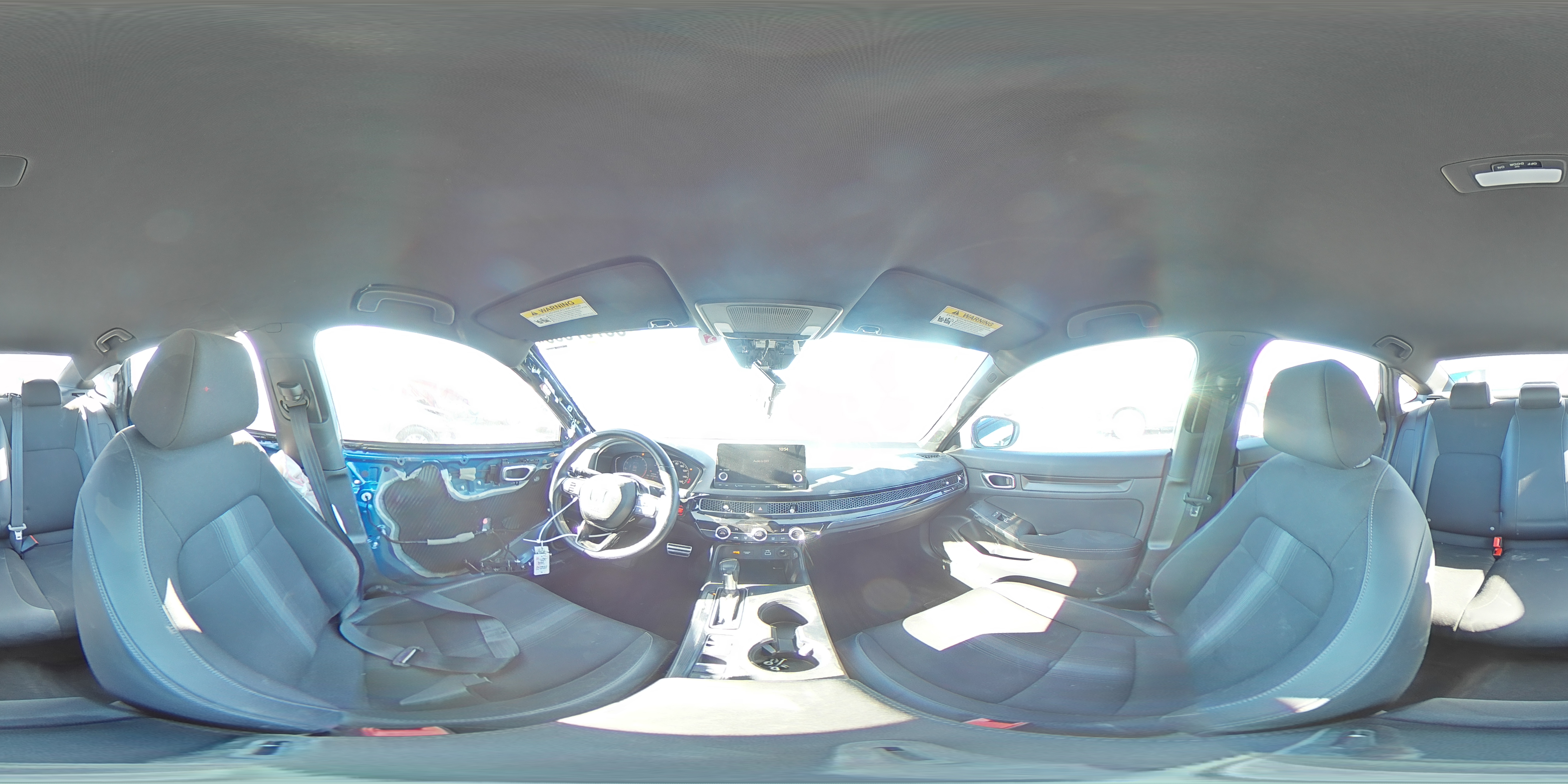 2023 Honda Civic VIN 2HGFE2F59PH525592 Copart auction photo, side damage thumbnail 15