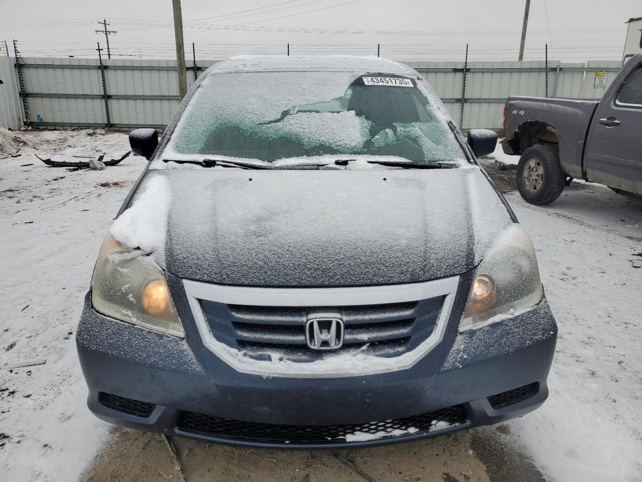 2010 Honda Odyssey VIN 5FNRL3H73AB106415 Copart auction photo, all over damage thumbnail 5
