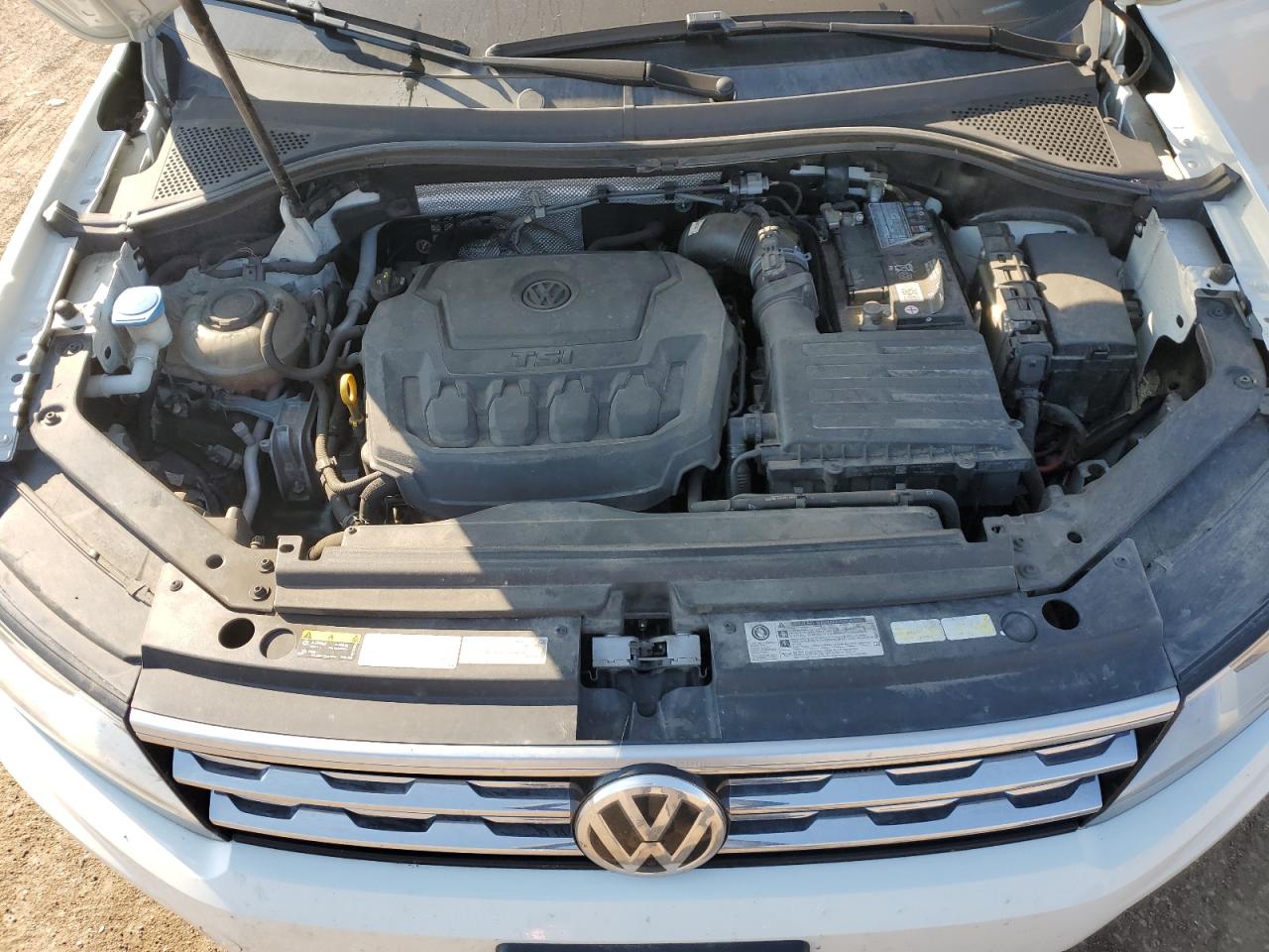 2018 Volkswagen Tiguan VIN 3VV2B7AX8JM209784 Copart auction photo, undercarriage / front end damage thumbnail 12