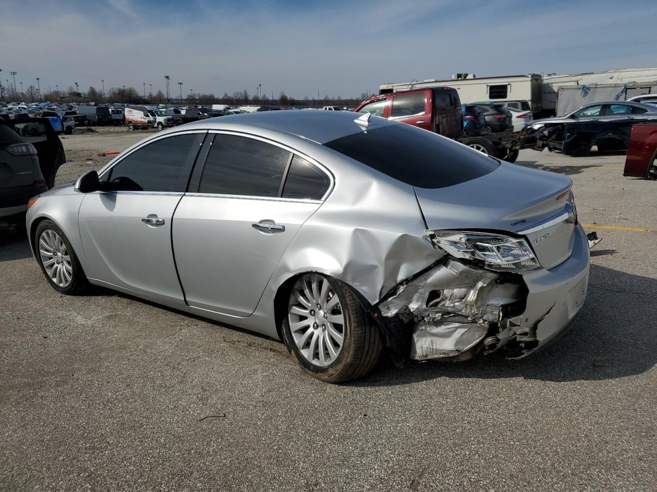 2012 Buick Regal VIN 2G4GS5EK1C9126163 Copart auction photo, rear end damage thumbnail 2
