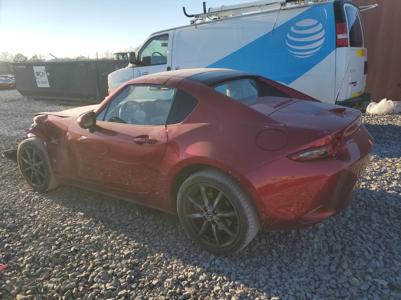 2018 Mazda MX-5 VIN JM1NDAM73J0203747 Copart auction photo, front end / side damage thumbnail 2