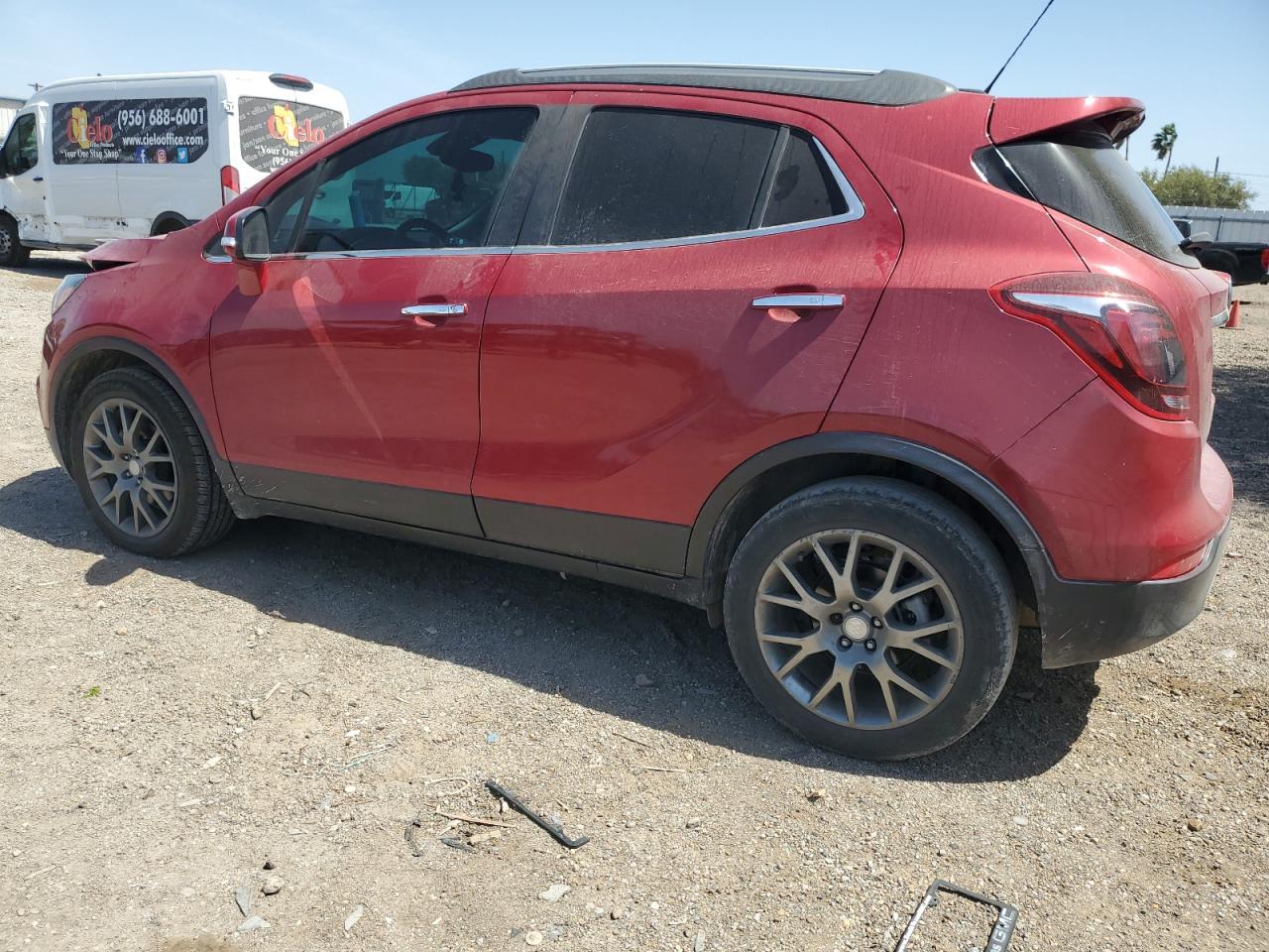 2019 Buick Encore VIN KL4CJ1SBXKB834518 Copart auction photo, front end / minor dent/scratches damage thumbnail 2