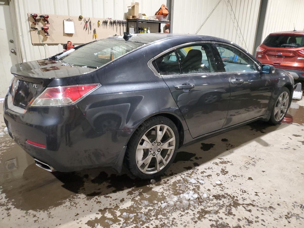 2012 Acura TL VIN 19UUA9F77CA803394 Copart auction photo, front end / hail damage thumbnail 3