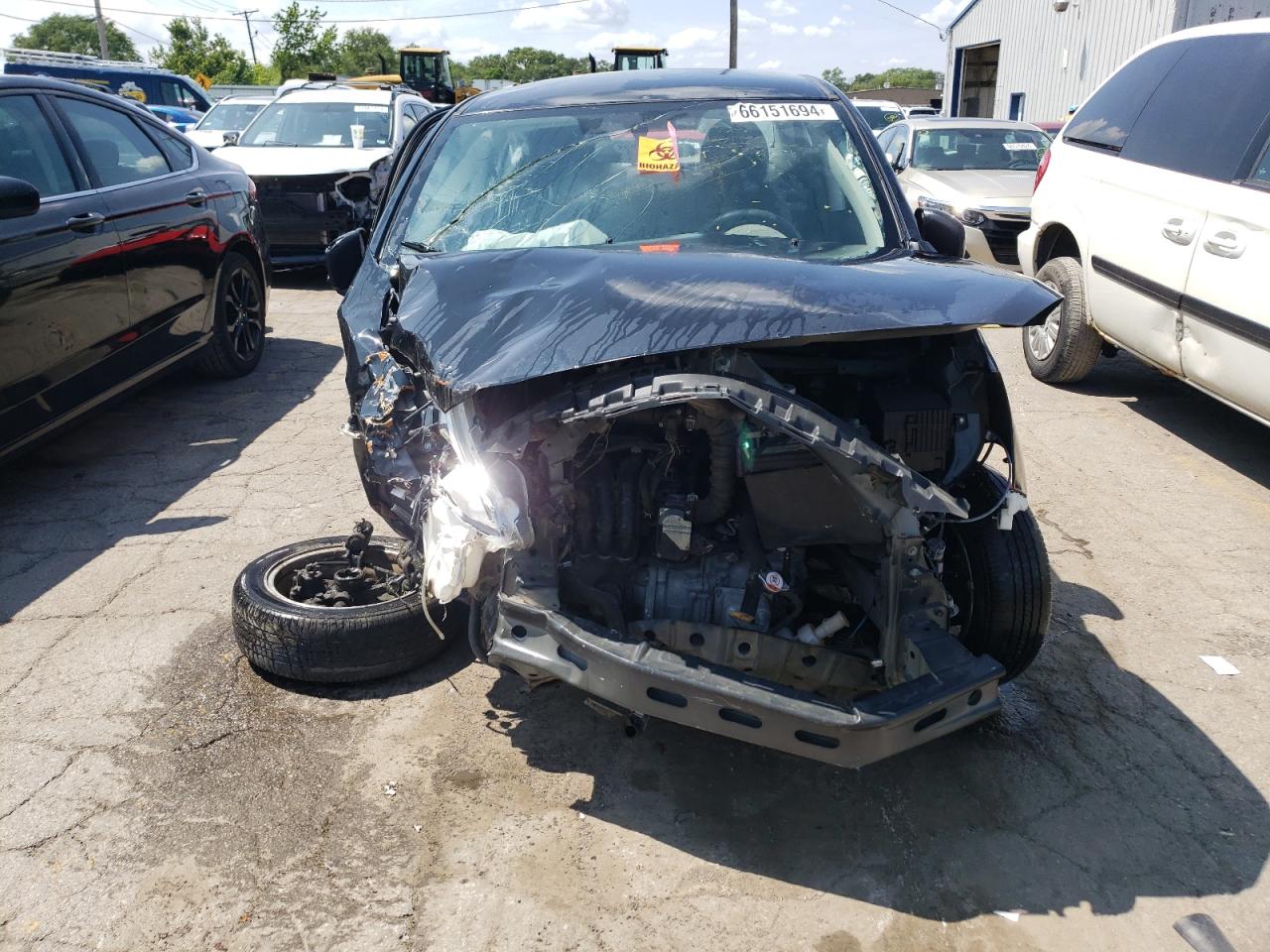2019 Mitsubishi Mirage VIN ML32F3FJ2KHF09249 Copart auction photo, all over damage thumbnail 5
