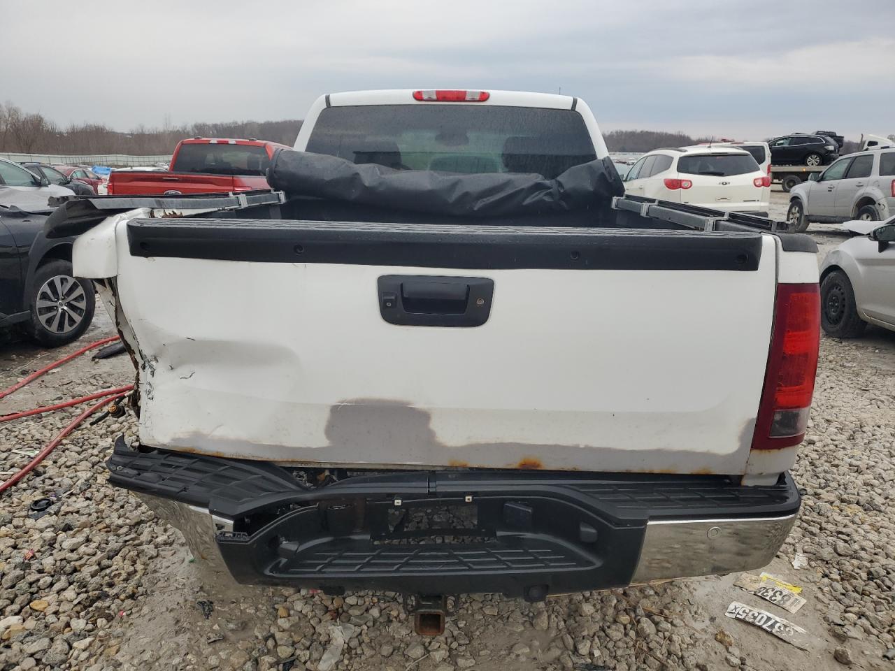 2011 GMC Sierra VIN 1GTR2WE36BZ323958 Copart auction photo, rear end damage thumbnail 6