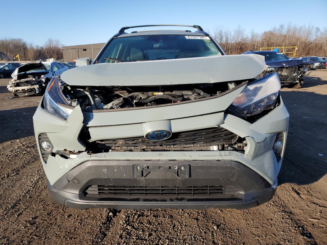 2020 Toyota RAV 4 VIN 2T3RWRFV5LW068341 Copart auction photo, front end damage thumbnail 5