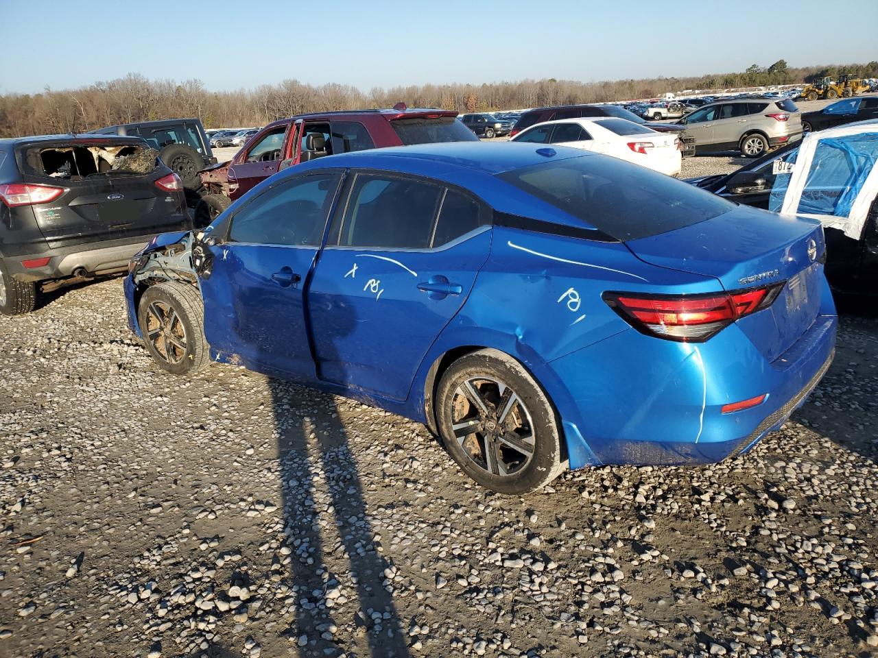 2024 Nissan Sentra VIN 3N1AB8CV9RY261959 Copart auction photo, side / all over damage thumbnail 2