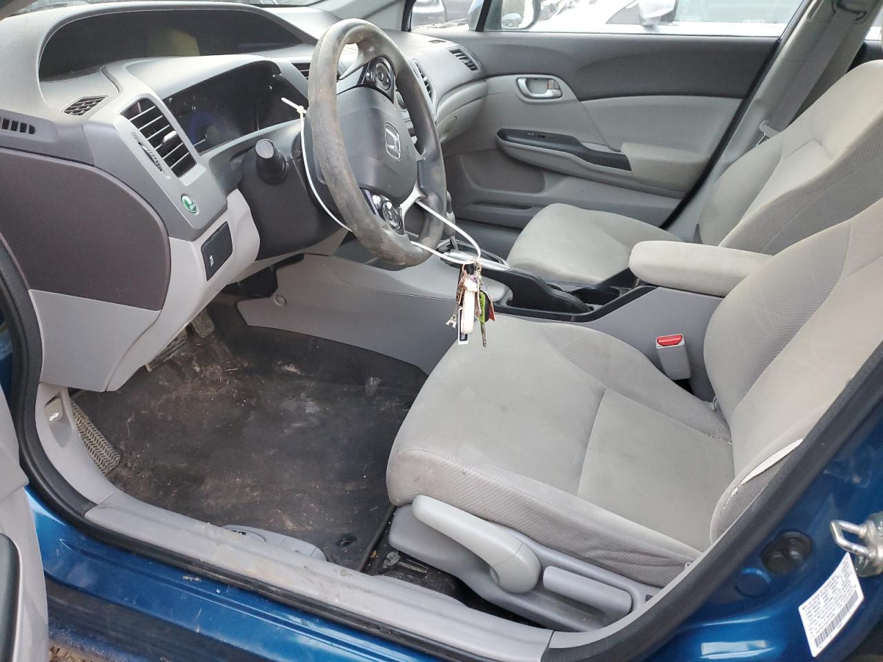 2012 Honda Civic VIN 2HGFB2F55CH572962 Copart auction photo, front end / rear end damage thumbnail 7