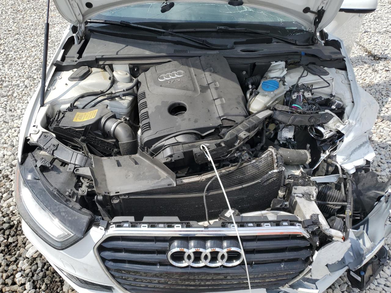 2014 Audi A4 VIN WAUHFAFL3EA143726 Copart auction photo, front end damage thumbnail 11