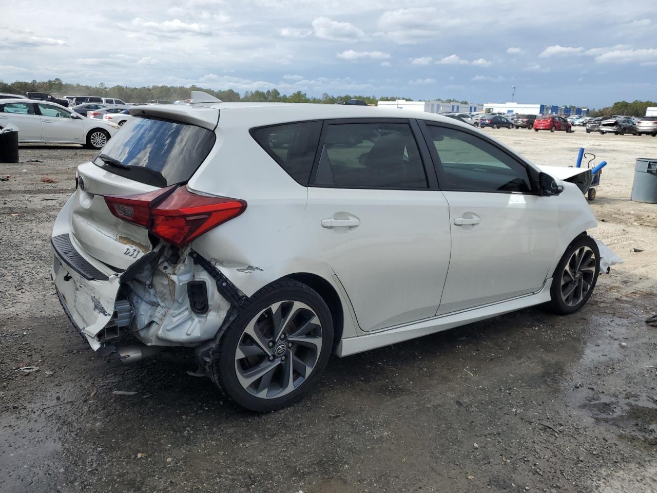 2017 Toyota Corolla VIN JTNKARJE0HJ546285 Copart auction photo, front end / rear end damage thumbnail 3