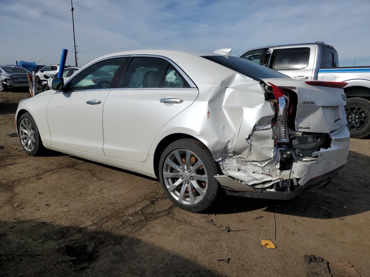 2017 Cadillac ATS VIN 1G6AH5RX5H0185588 Copart auction photo, rear end damage thumbnail 2