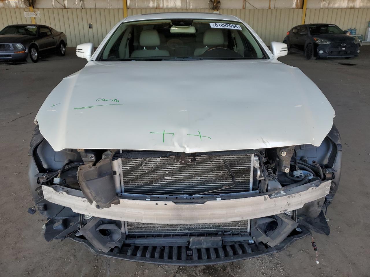 2012 Mercedes-Benz Cls-klasse VIN WDDLJ7DB3CA018303 Copart auction photo, front end / top/roof damage thumbnail 5