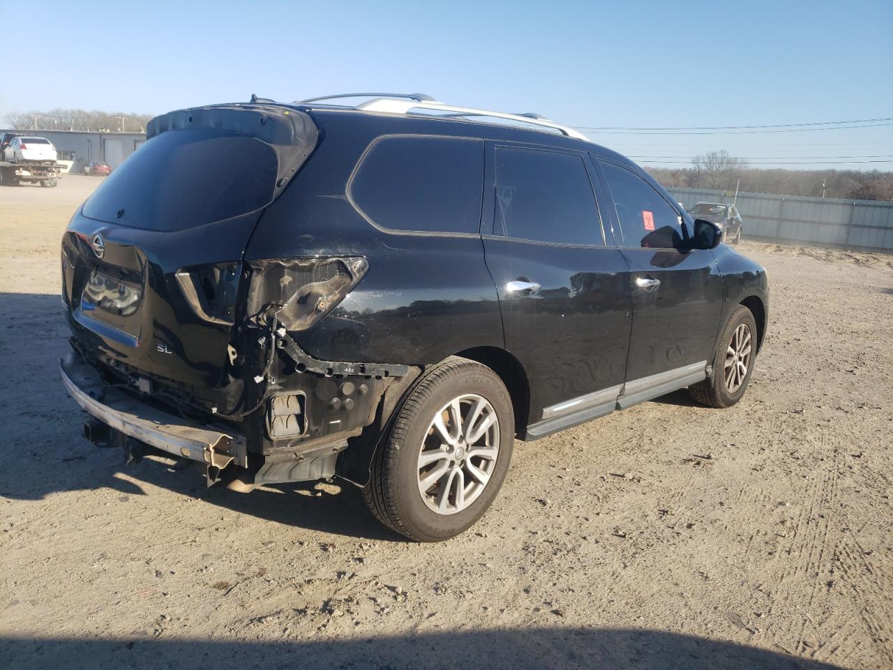 2014 Nissan Pathfinder VIN 5N1AR2MN8EC609706 Copart auction photo, rear end / minor dent/scratches damage thumbnail 3