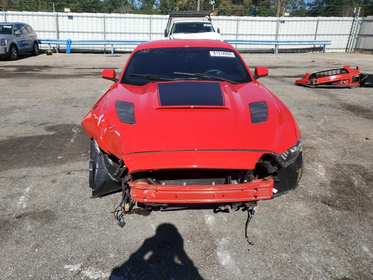 2016 Ford Mustang VIN 1FA6P8CF5G5337027 Copart auction photo, front end damage thumbnail 5