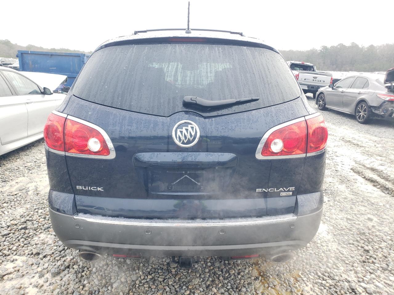 2011 Buick Enclave VIN 5GAKRBED7BJ358085 Copart auction photo, front end / side damage thumbnail 6