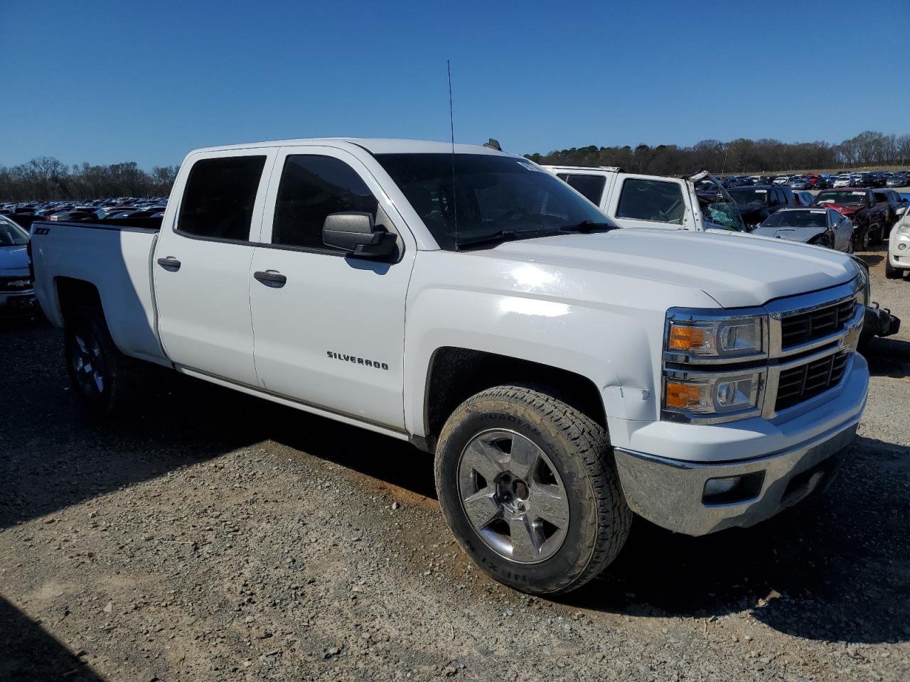 2014 Chevrolet Silverado VIN 3GCUKRECXEG142037 Copart auction photo, side / rear end damage thumbnail 4