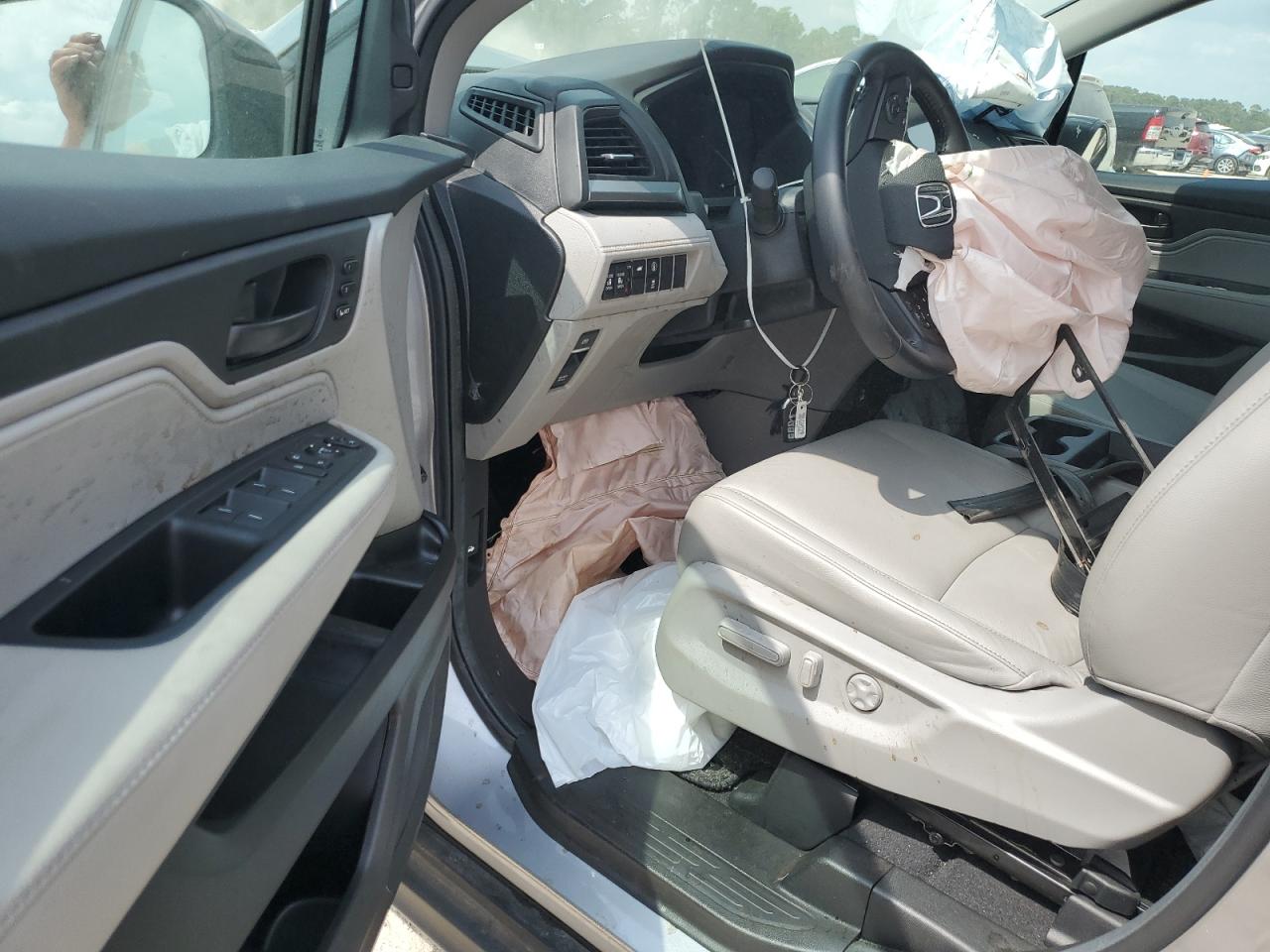 2022 Honda Odyssey VIN 5FNRL6H74NB031439 Copart auction photo, front end / side damage thumbnail 8