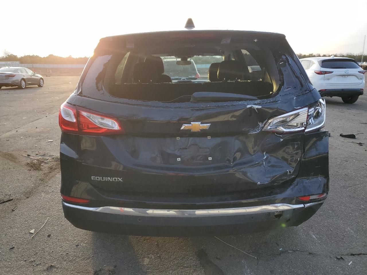 2020 Chevrolet Equinox VIN 3GNAXKEVXLL317735 Copart auction photo, rear end damage thumbnail 6