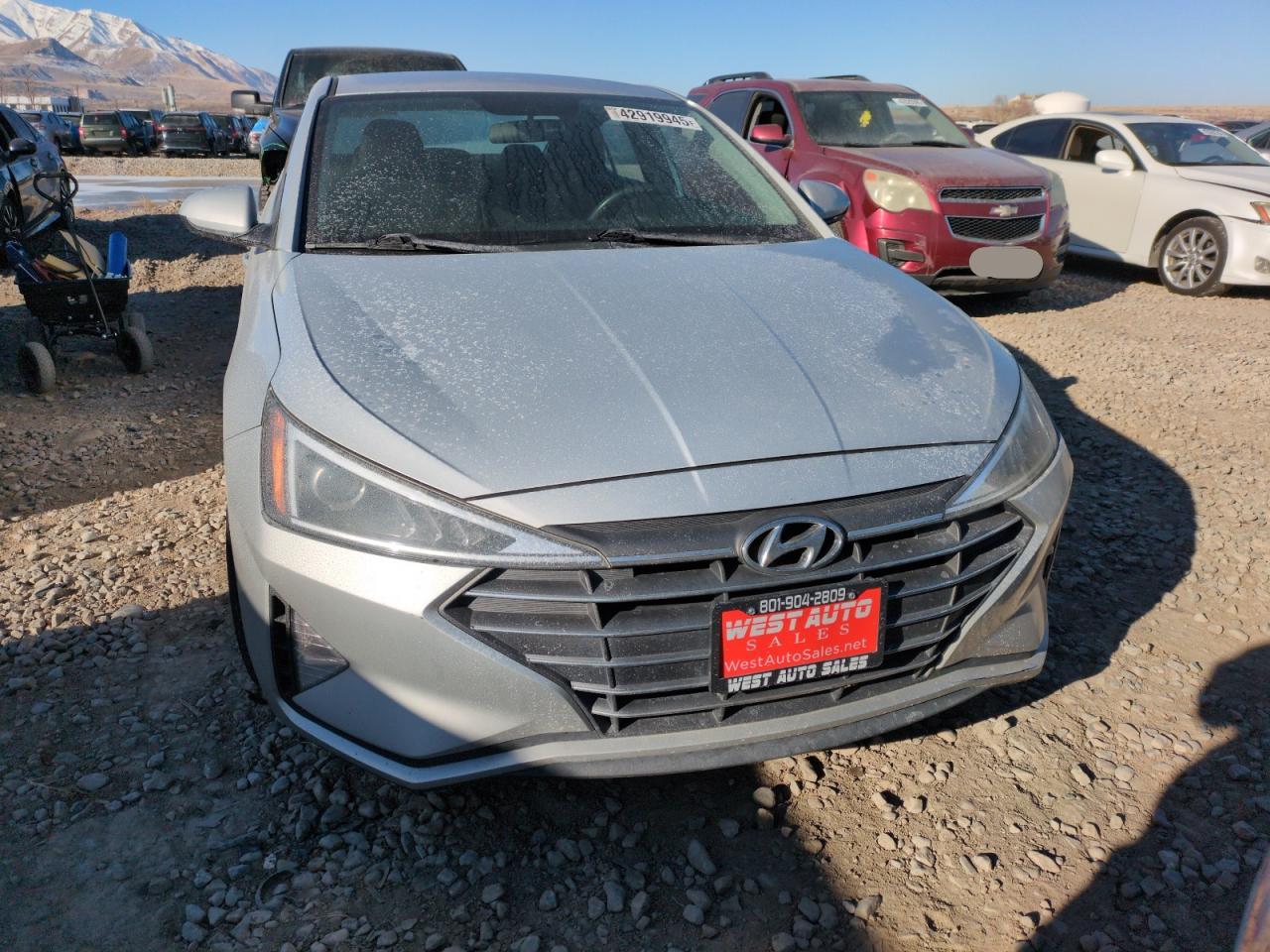 2019 Hyundai Elantra VIN 5NPD74LF1KH402569 Copart auction photo, rear end damage thumbnail 5