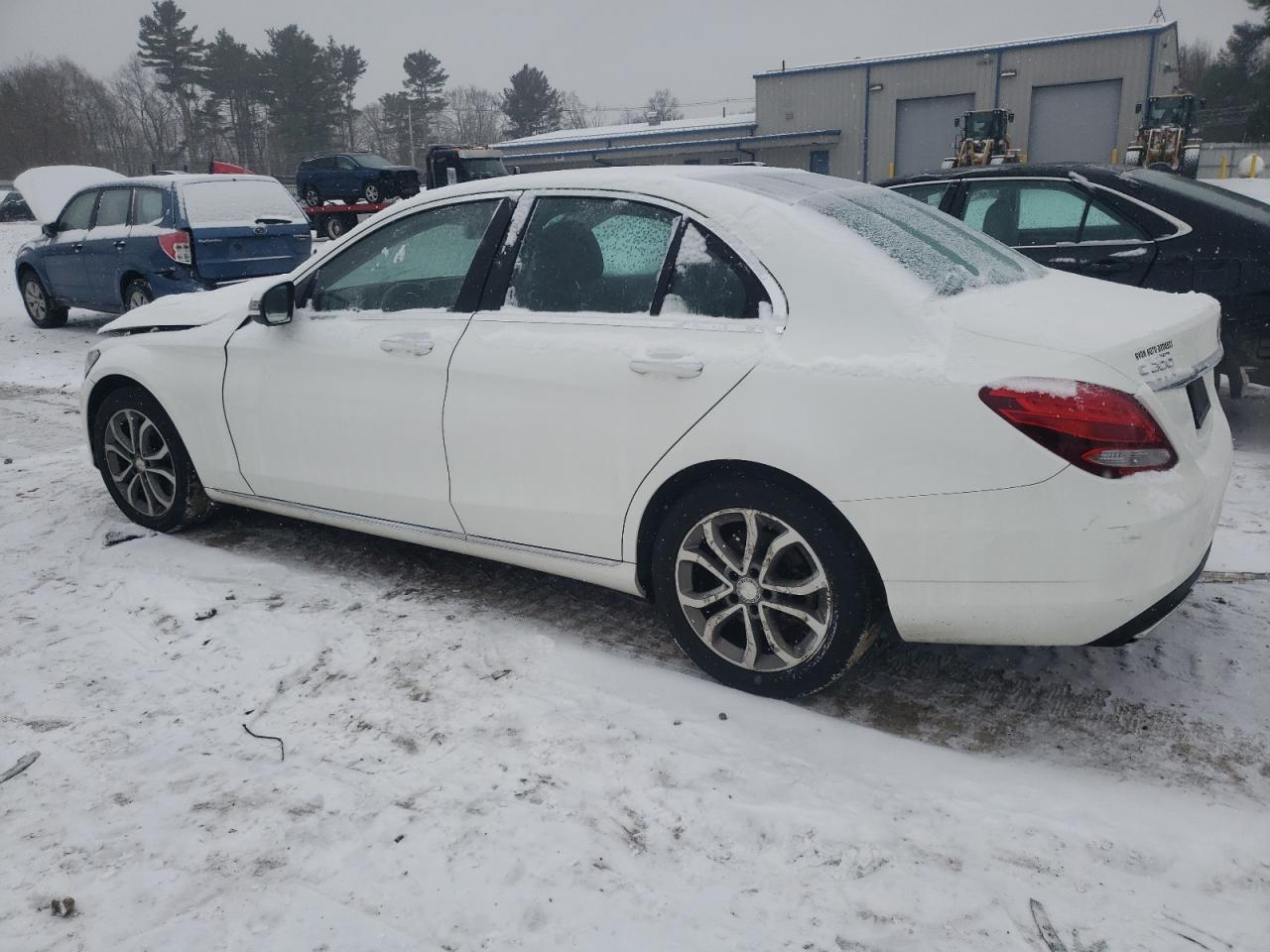 2016 Mercedes-Benz C-klasse VIN WDDWF4KB5GR152382 Copart auction photo, front end damage thumbnail 2