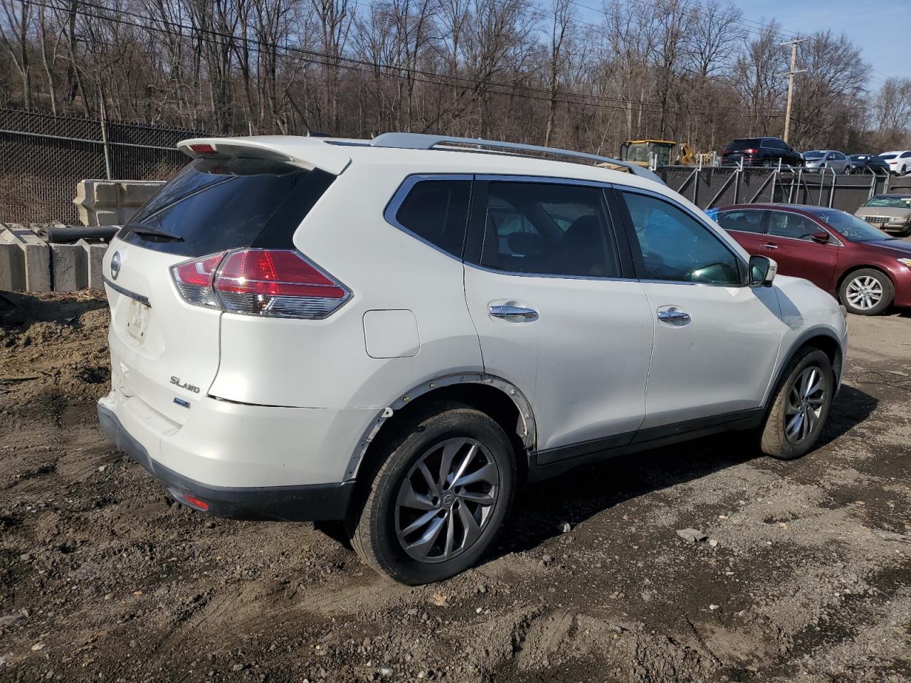 2014 Nissan Rogue VIN 5N1AT2MV1EC850170 Copart auction photo, rear end damage thumbnail 3