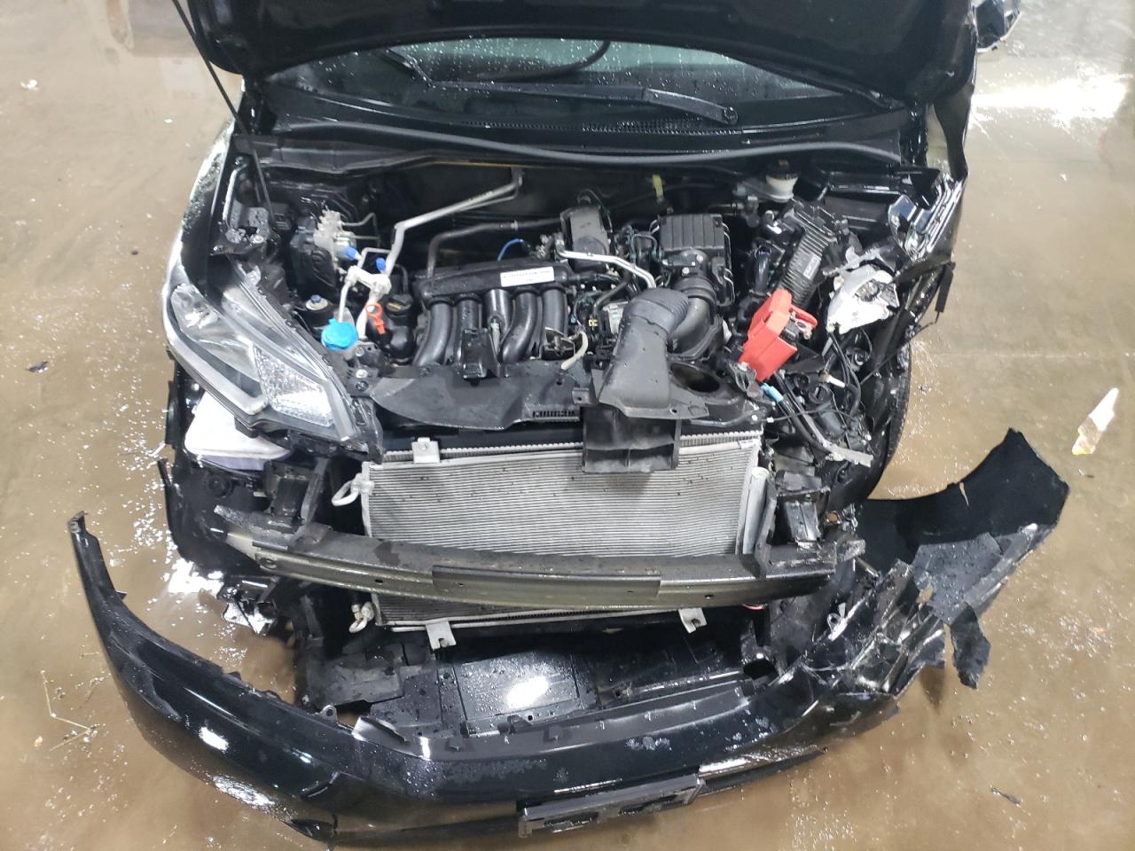2015 Honda Fit VIN 3HGGK5H82FM773785 Copart auction photo, front end / side damage thumbnail 11