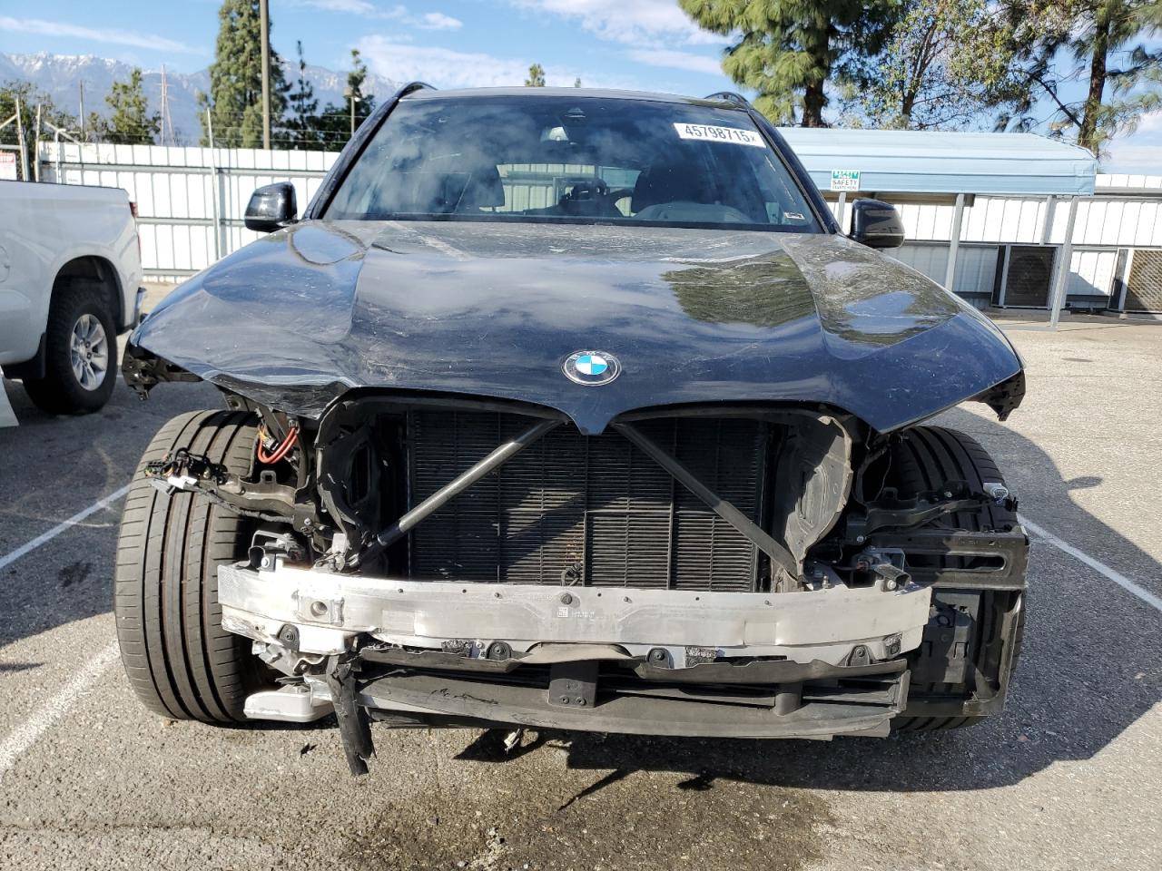 2021 BMW X5 VIN 5UXTA6C03M9H56515 Copart auction photo, front end damage thumbnail 5