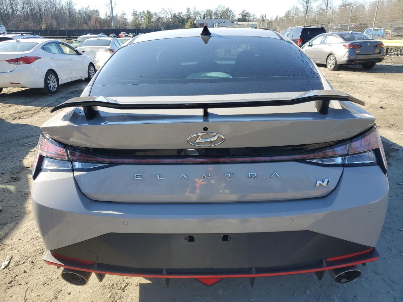2023 Hyundai Elantra VIN KMHLW4AK6PU018682 Copart auction photo, front end damage thumbnail 6