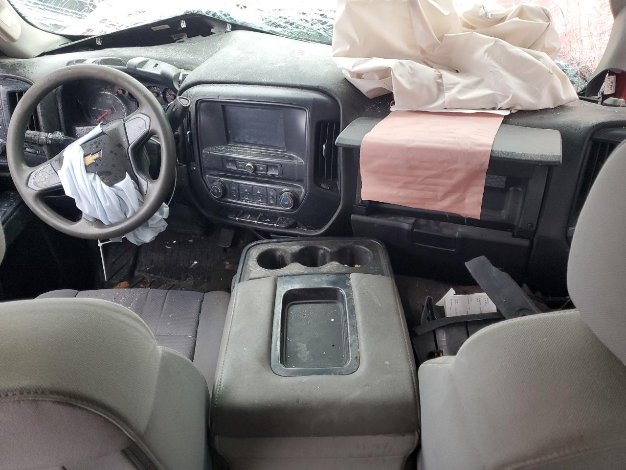 2019 Chevrolet Silverado VIN 1GC1KREG5KF168211 Copart auction photo, front end / side damage thumbnail 8