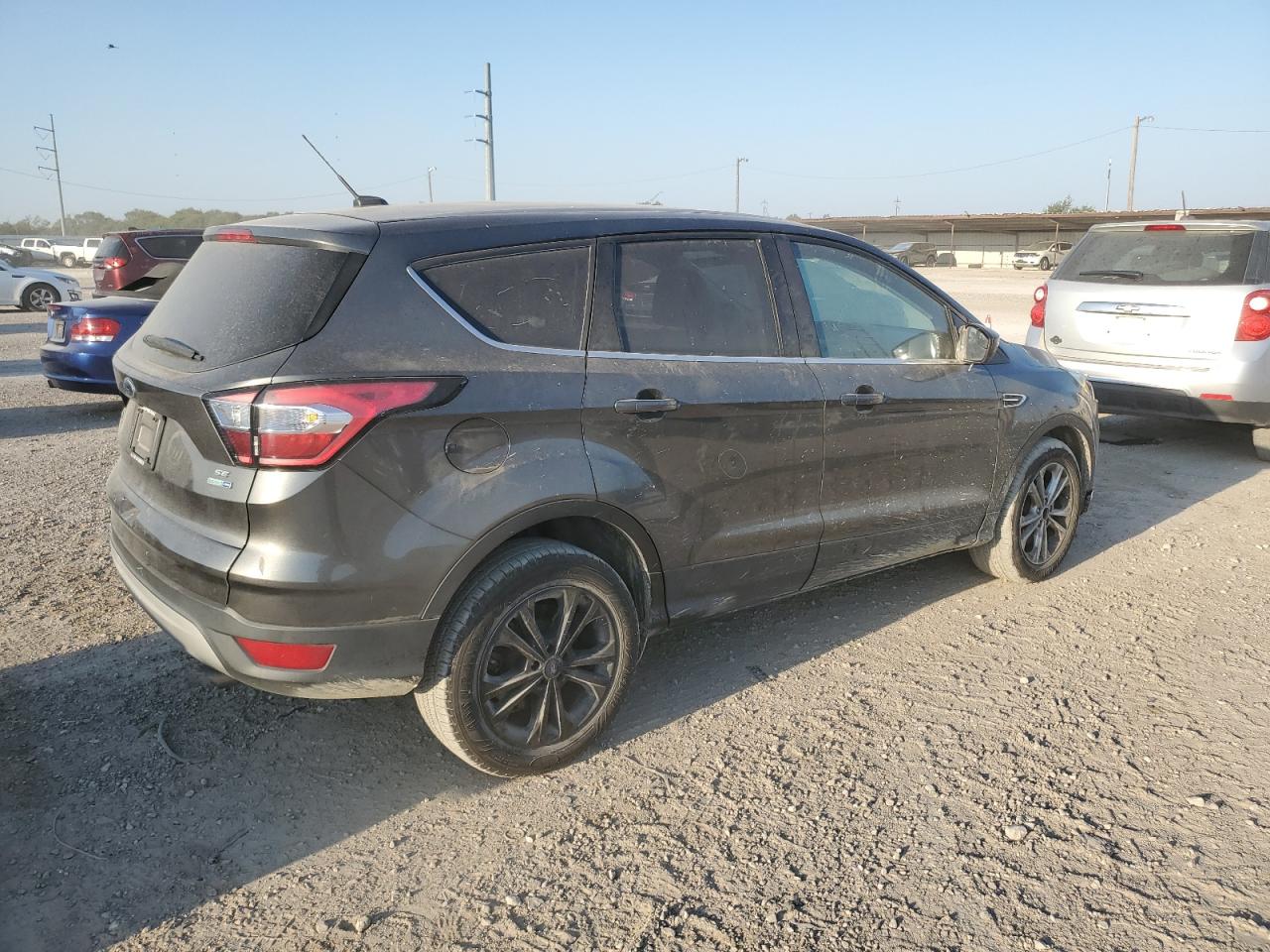 2017 Ford Escape VIN 1FMCU9GD8HUE00127 Copart auction photo, all over damage thumbnail 3