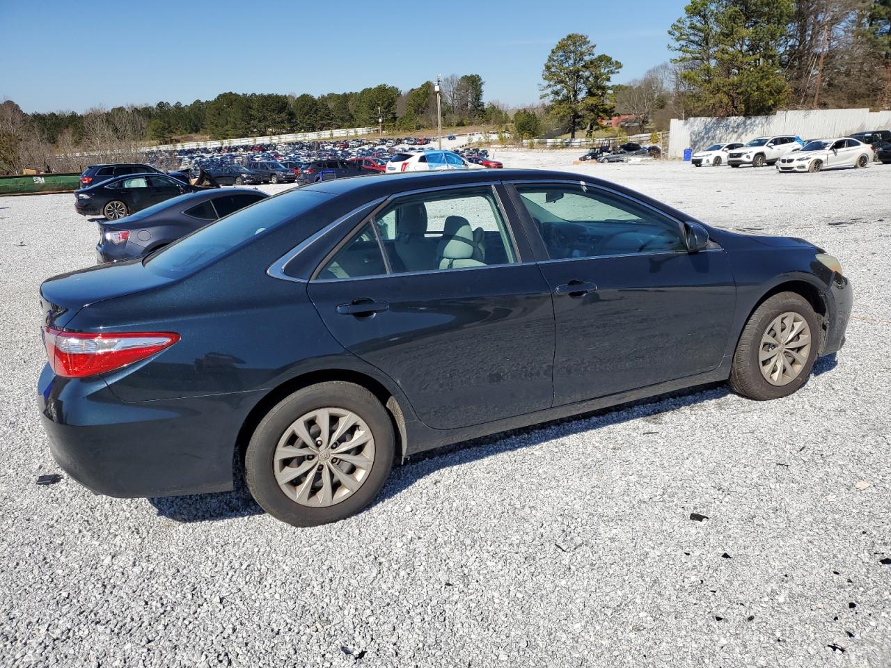 2015 Toyota Camry VIN 4T1BF1FK6FU908407 Copart auction photo, side damage thumbnail 3