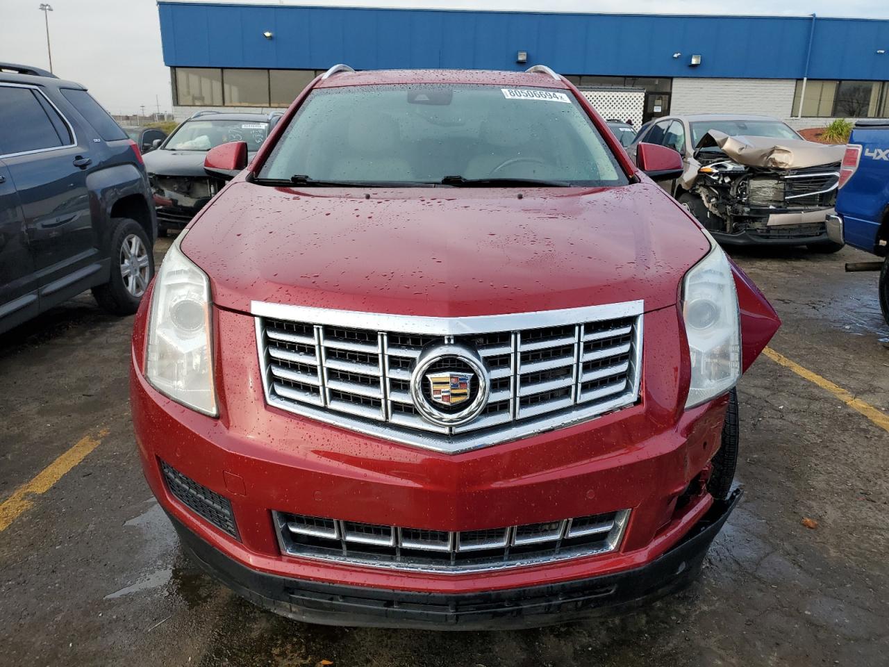2013 Cadillac SRX VIN 3GYFNCE35DS597123 Copart auction photo, front end damage thumbnail 5