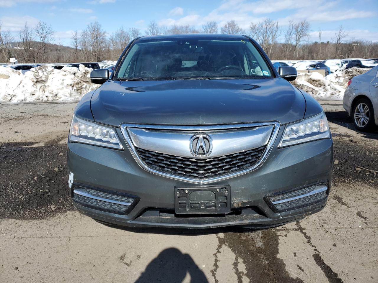 2016 Acura MDX VIN 5FRYD4H43GB055204 Copart auction photo, front end / minor dent/scratches damage thumbnail 5