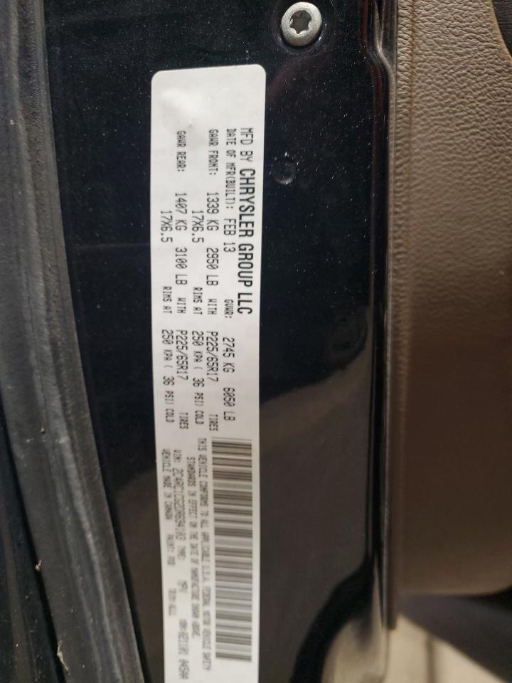 2013 Chrysler Town & Country VIN 2C4RC1CG2DR694103 Copart auction photo, front end / mechanical damage thumbnail 13