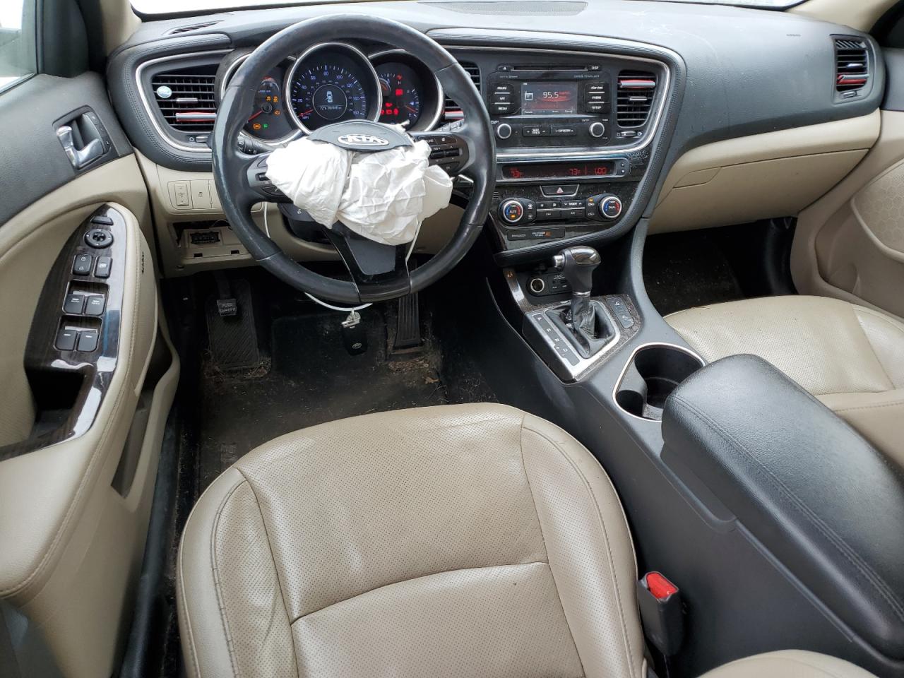 2014 KIA Optima VIN 5XXGN4A75EG290325 Copart auction photo, front end damage thumbnail 8