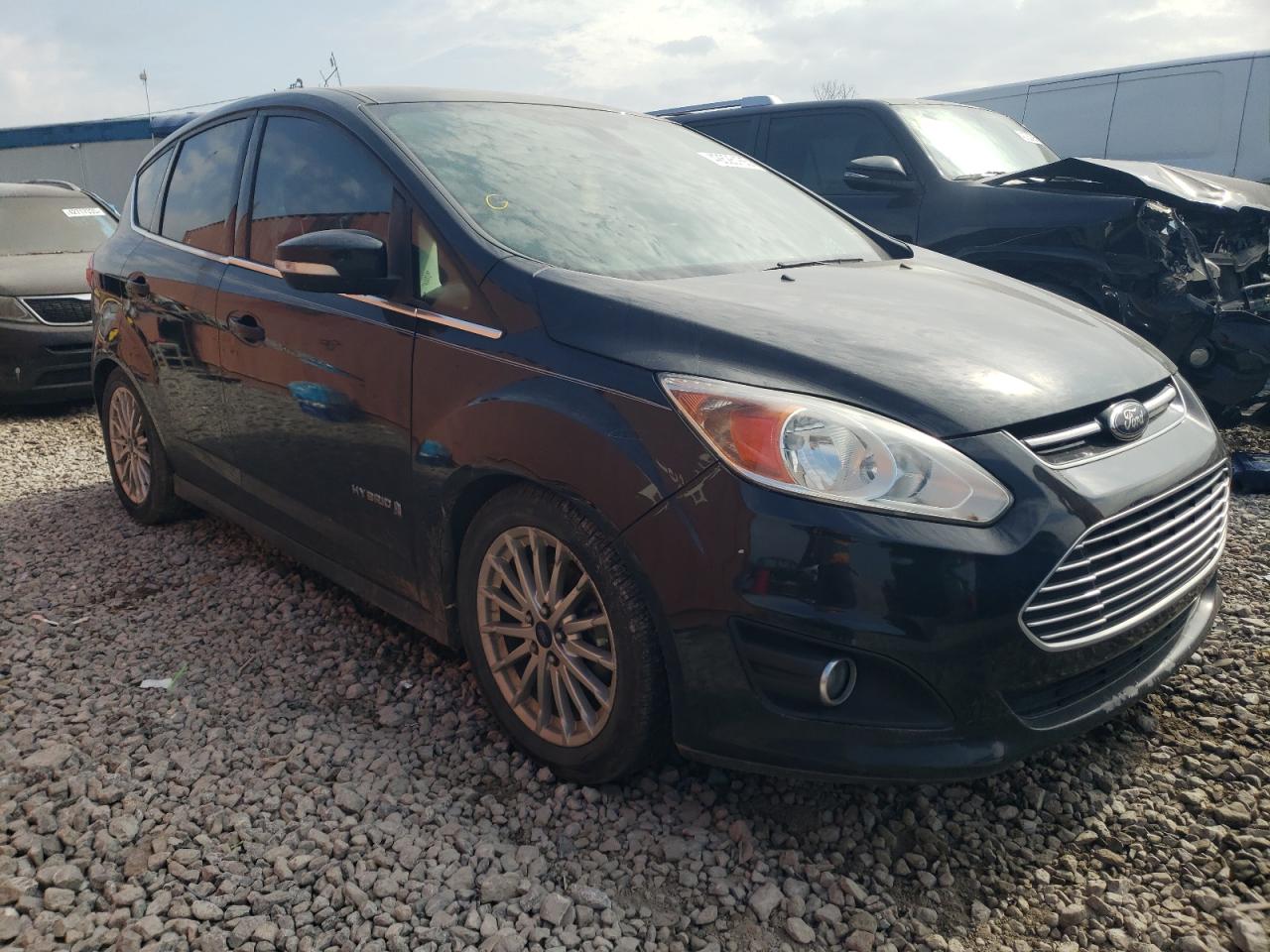 2014 Ford C-MAX VIN 1FADP5BUXEL501791 Copart auction photo, undercarriage damage thumbnail 4