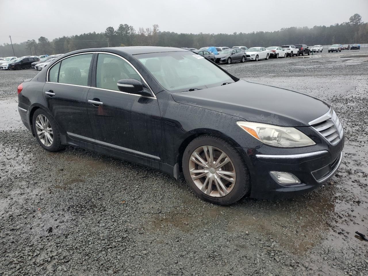 2012 Hyundai Genesis VIN KMHGC4DF4CU192334 Copart auction photo, mechanical damage thumbnail 4