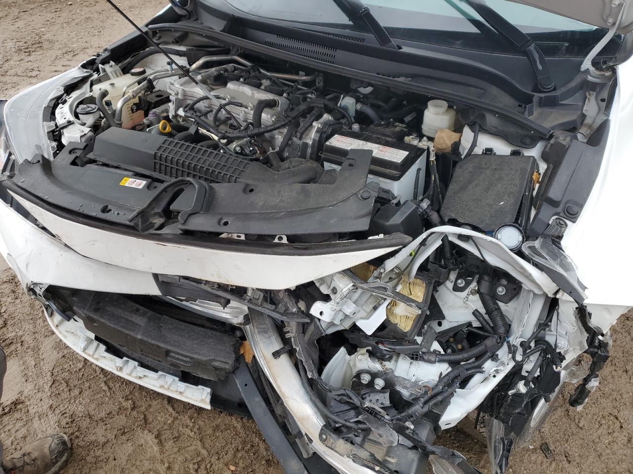 2022 Toyota Corolla VIN 5YFEPMAE0NP284651 Copart auction photo, front end / side damage thumbnail 11