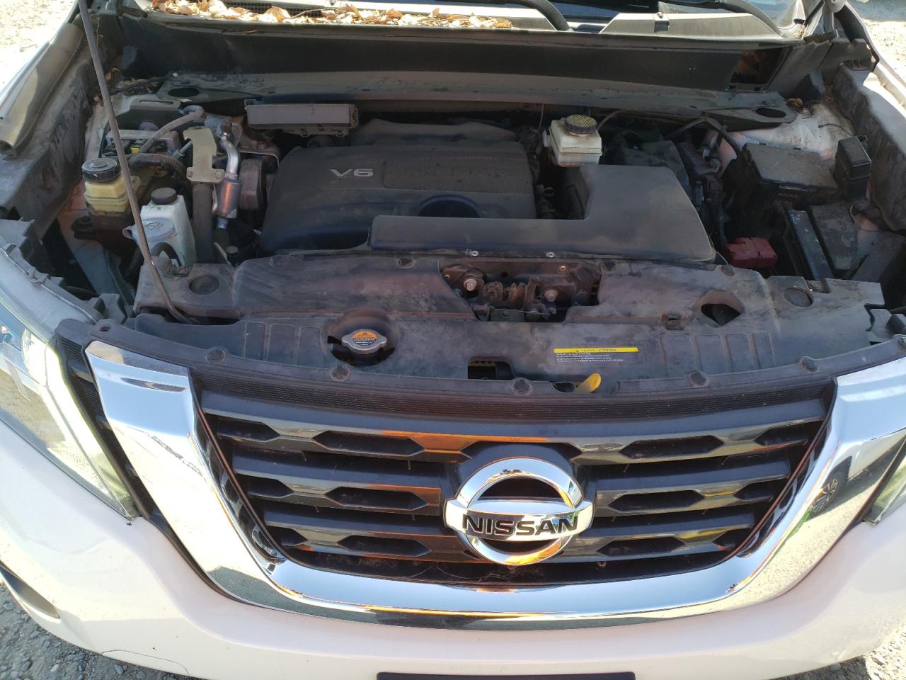 2017 Nissan Pathfinder VIN 5N1DR2MN8HC682883 Copart auction photo, side damage thumbnail 12
