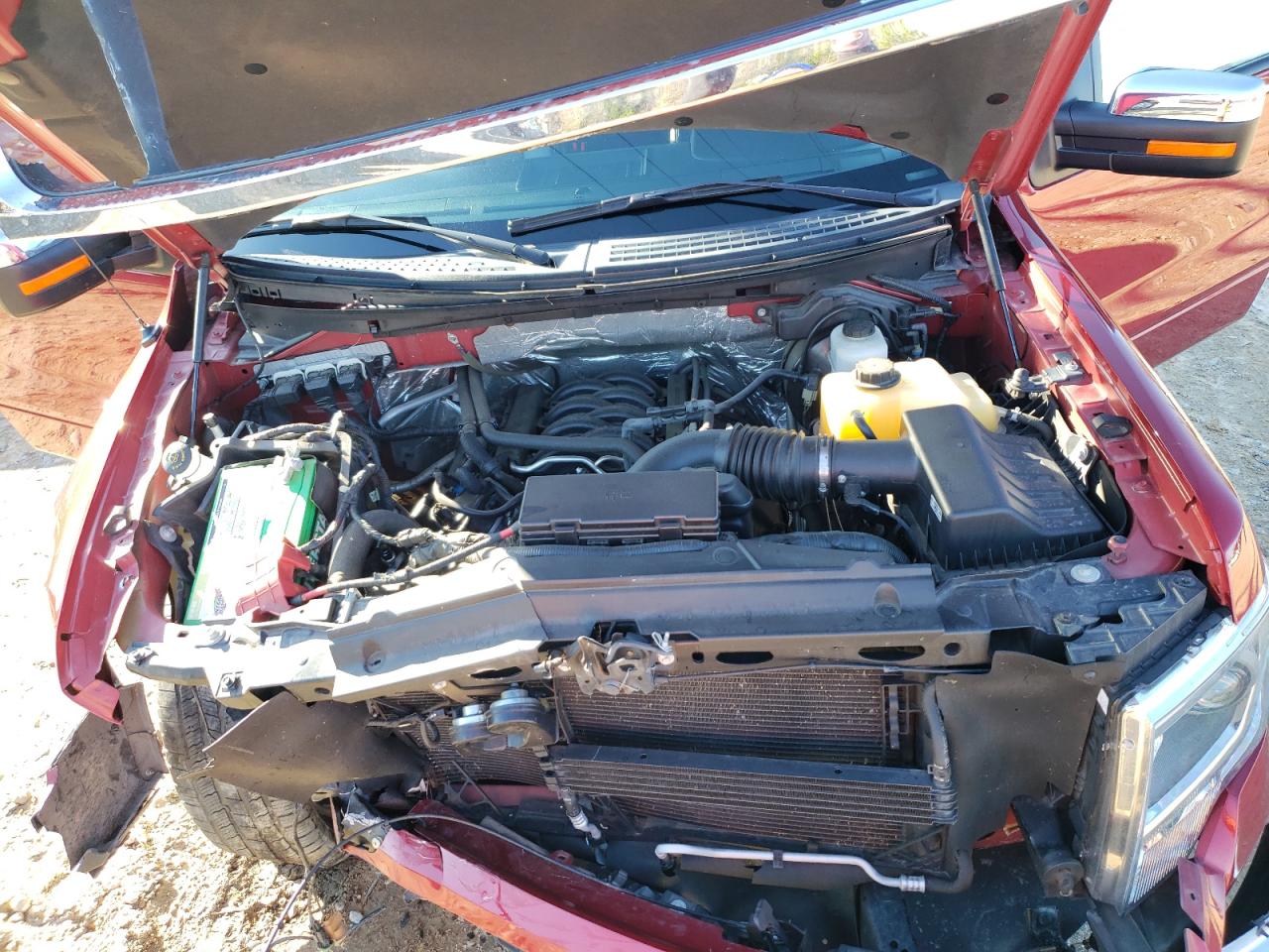 2013 Ford F-150 VIN 1FTFW1EF6DKF17602 Copart auction photo, front end / rear end damage thumbnail 12