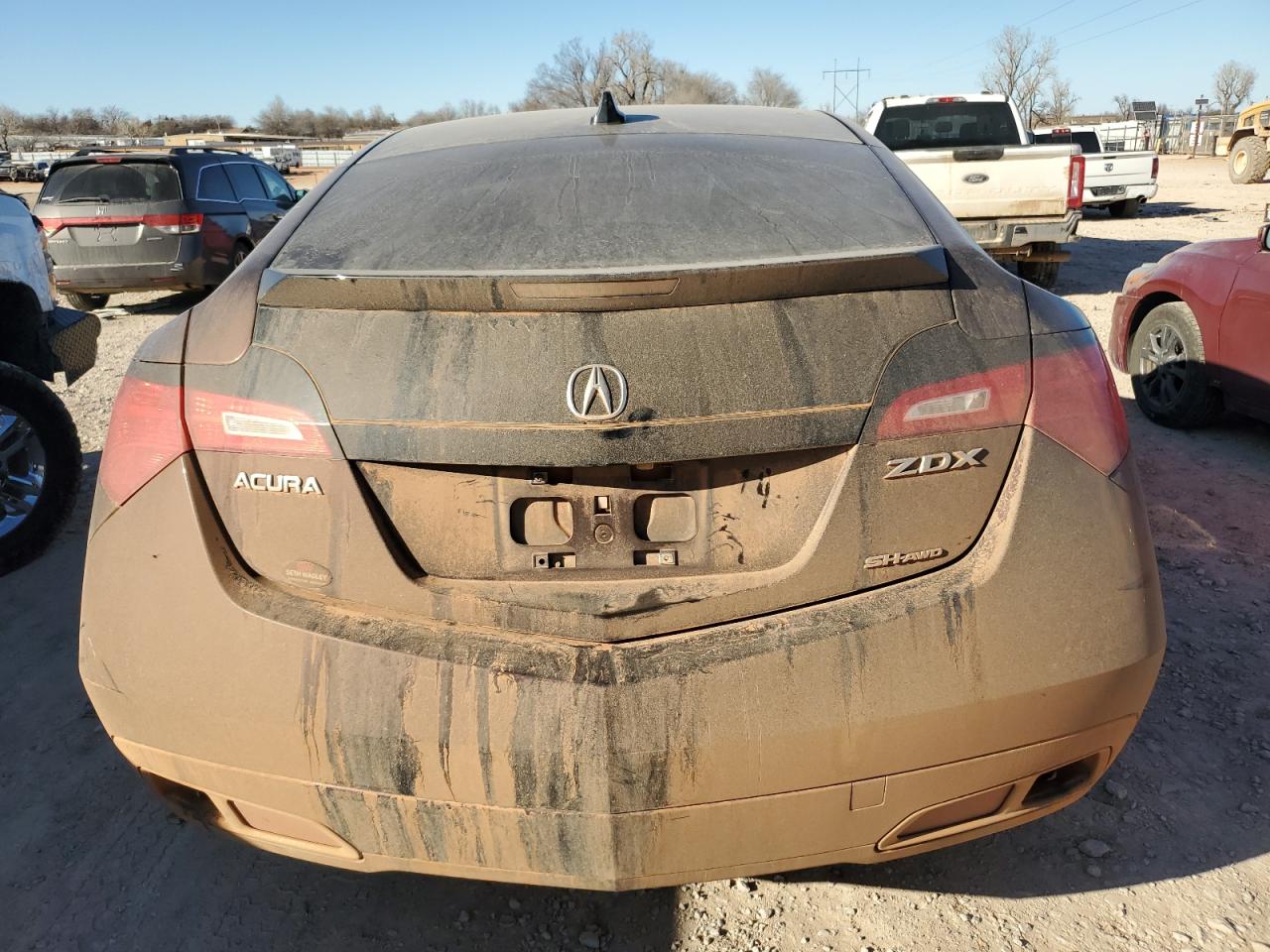 2010 Acura ZDX VIN 2HNYB1H41AH500413 Copart auction photo, front end / minor dent/scratches damage thumbnail 6